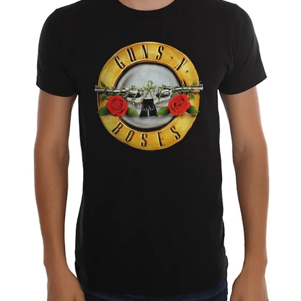 Guns And Roses Logo Band Tshirt